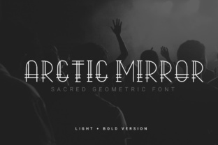 Arctic Mirror: A Luxe Display Font for Modern Branding