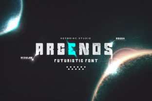 Argenos: A Futuristic Display Font for Bold Design Projects