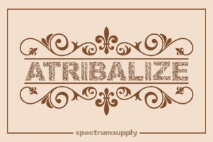 Atribalize Font for Bold, Ornate Campaign Headlines