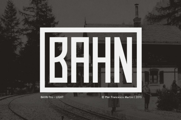 Bahn Pro Light: A Nostalgic Display Font for Editorial Design
