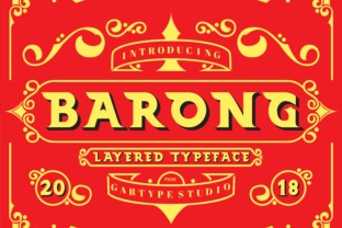Barong Font: Elegant Vintage Display Fonts for Small Business Branding