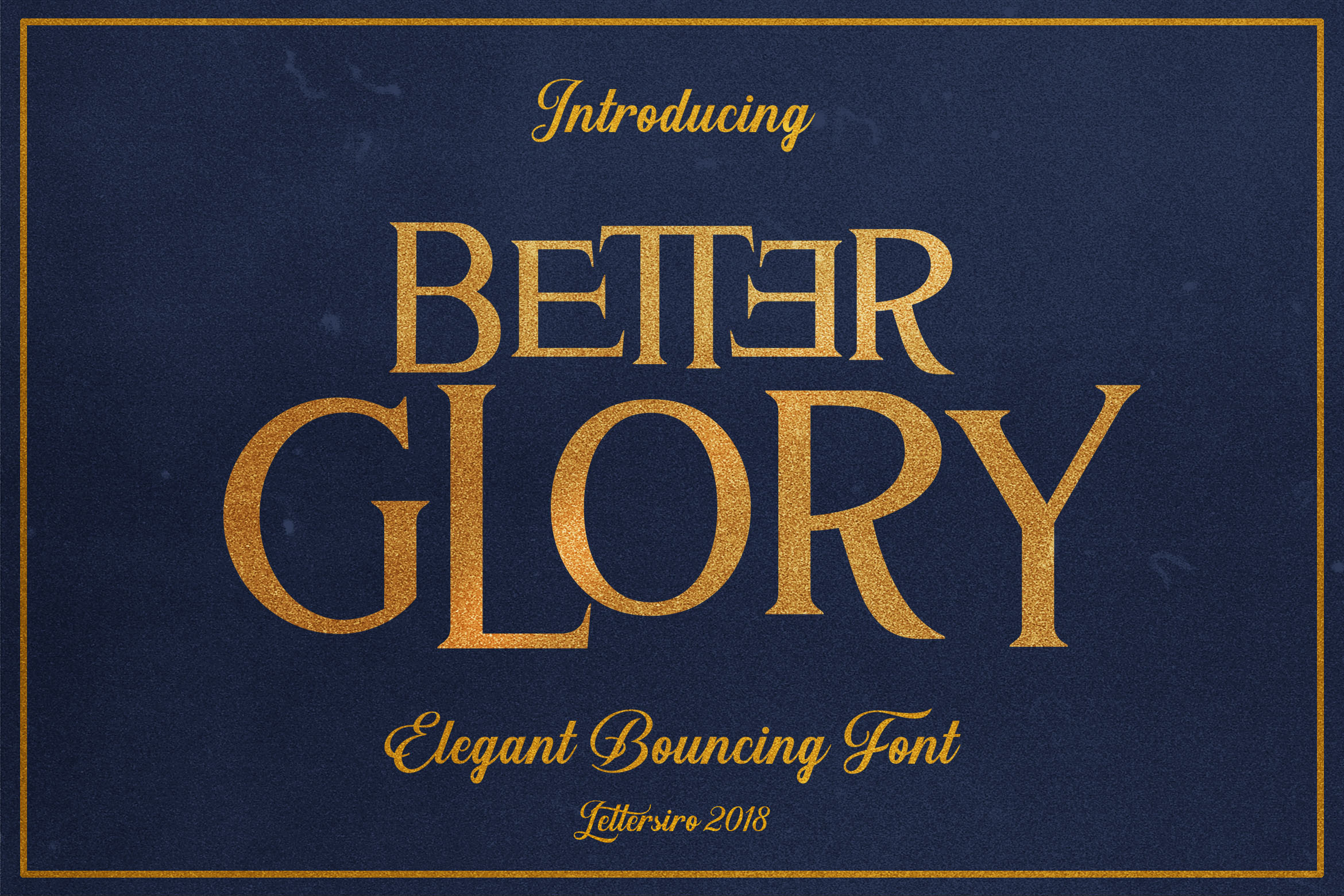 Better Glory: A Vintage Serif Font for Creative Crafters and Designers