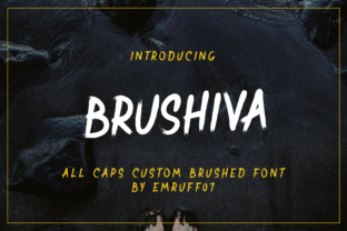 Brushiva Font for Hip, Relaxed Design Projects