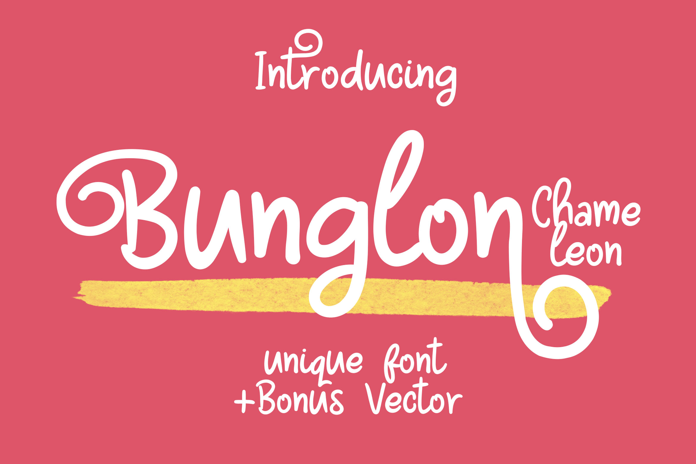 Bunglon Chameleon: A Playful Display Font for Modern Web Design