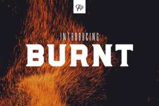 Burnt: A Bold Display Font for Impactful Design