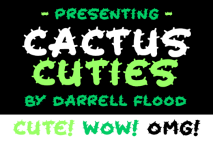 Cactus Cuties Font for Desert-Themed Branding