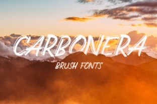 Carbonera: A Gritty, Textured Display Font for Editorial Soul