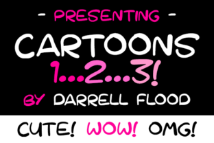 Cartoons 123: A Display Font for Web Design and Brand Identity