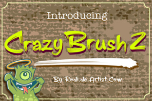 Crazy Brush: A Playful Display Font for Bold Branding