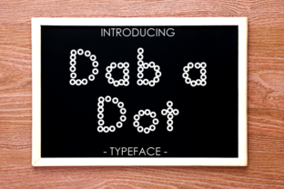 Dab a Dot: A Friendly Display Font for Editorial Design