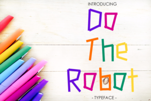 Do the Robot Font: A Quirky Display Typeface for Playful Branding