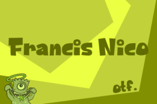 Francis Nico: A Playful Display Font for Editorial Design