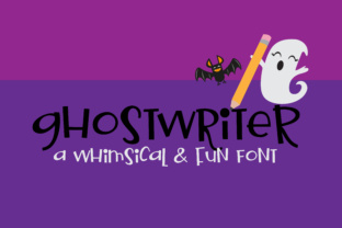 Ghostwriter Font: A Cute and Whimsical Display Typeface