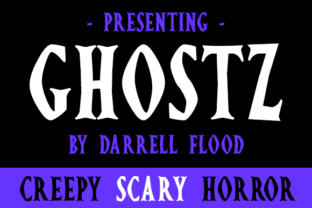 Ghostz: A Creepy Font for Dark Branding and Halloween Magic