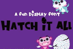 Hatch-it-all: A Playful Display Font for Creative Crafters