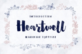 Heartwell: A Gorgeous Modern Calligraphy Font for Makers