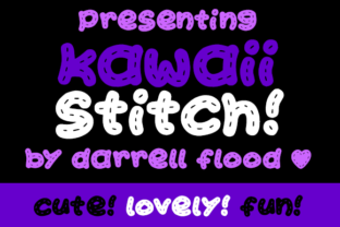 Kawaii Stitch: A Font That Elevates Your Brand’s Visual Story