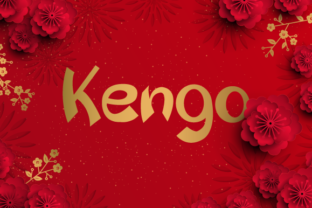 Kengo: A Bold Display Font with an Eastern Vibe