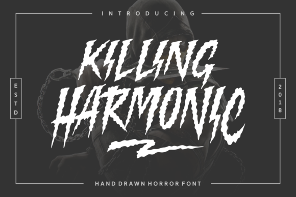 Killing Harmonic Display Font for Bold Handmade Branding
