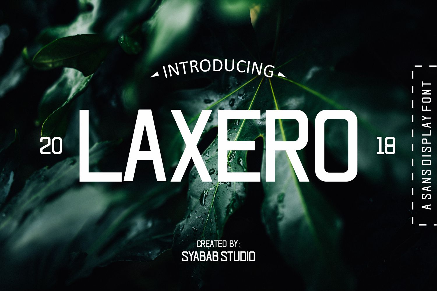 Laxero: A Bold Script Font for Creative Crafters and Designers