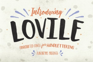 Lovile: A Handcrafted Display Font for Distinctive Web Design