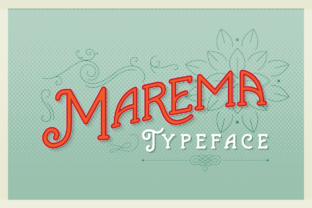 Marema Vintage Display Font for Handmade Creators