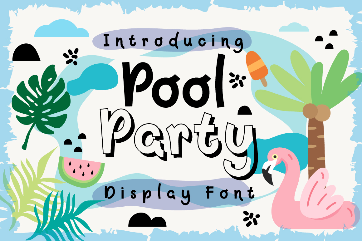 Pool Party: A Handwritten Font for Creative Web Design and Branding