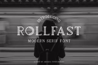 Rollfast: A Modern Outline Serif Font for Thoughtful Editorial Design