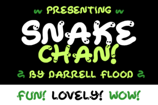 Snake Chan: A Playful Font for Branding That Stands Out