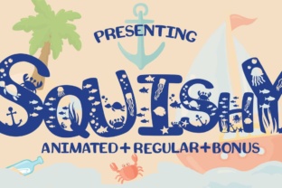 Squishy: A Playful Display Font for Editorial Charm