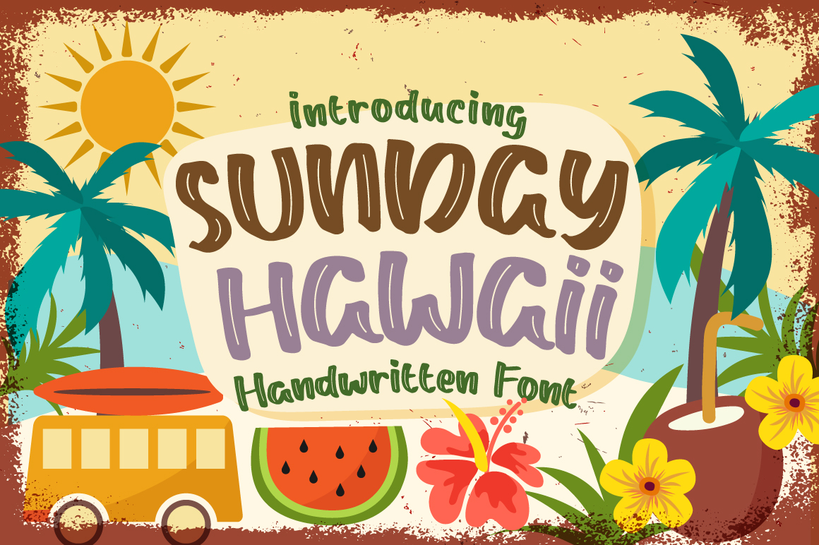 Sunday Hawaii: The Perfect Font for Summer Branding and Design