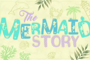 The Mermaid Story: A Display Font for Creative Web Design and Branding