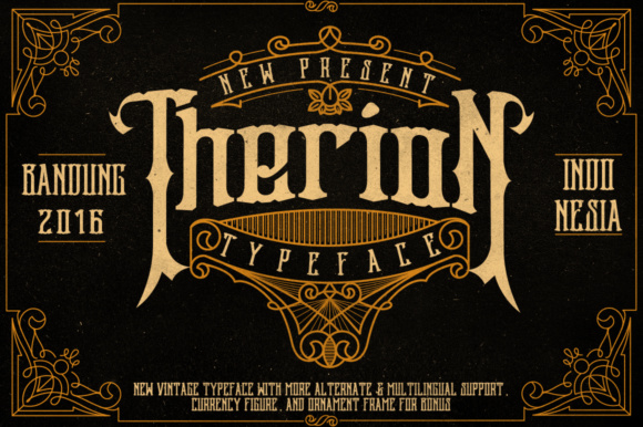 Therion Display Font for Professional Branding