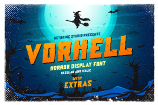 Vorhell: A Vintage Horror Font for Memorable Branding